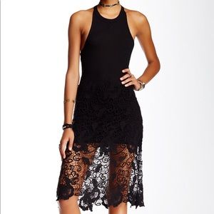 Free People Lace Tank Midi Dress